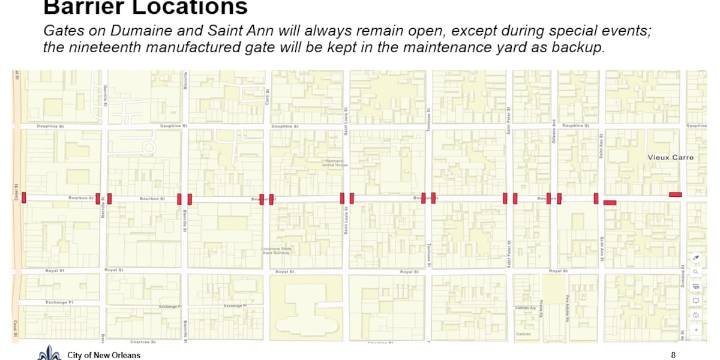 New Orleans security leaders pitch new barrier plan for Bourbon Street