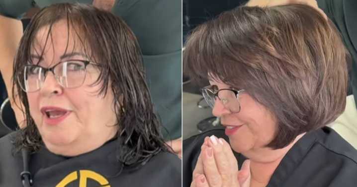 Su nieta le cumplió el sueño: Cubana logra cita con peluquero famoso en Miami