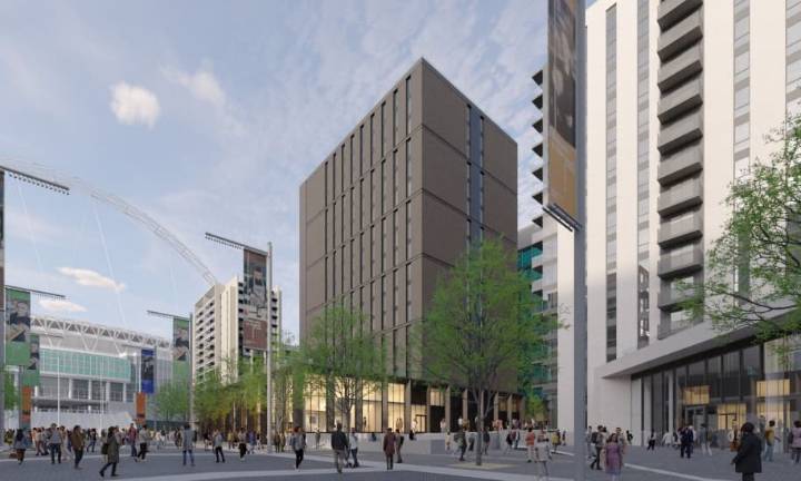 Huge new hotel on the steps of Wembley Stadium is unveiled
