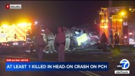 At least 1 killed in head-on crash on Pacific Coast Highway in Malibu