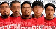 Procesan a 5 sujetos por robar fibra óptica en Tampico