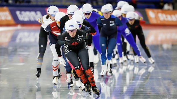Canada wins silver in women's team sprint at World Cup speed skating stop
