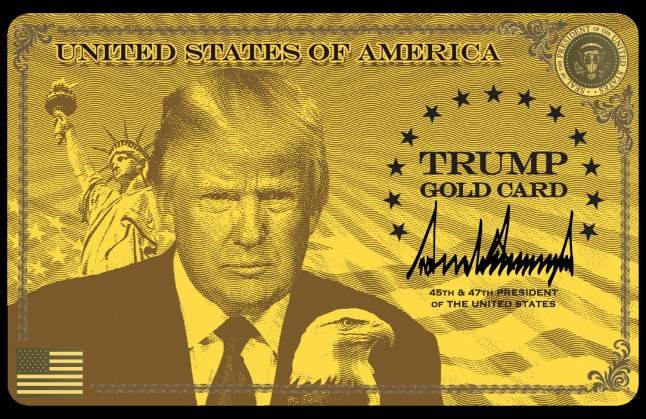 Trump launches scheme to buy your way into US with $1,000,000 Gold Card Visa