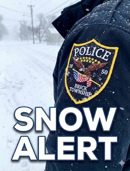 Brick Township police issue winter safety reminders ahead of weekend storm