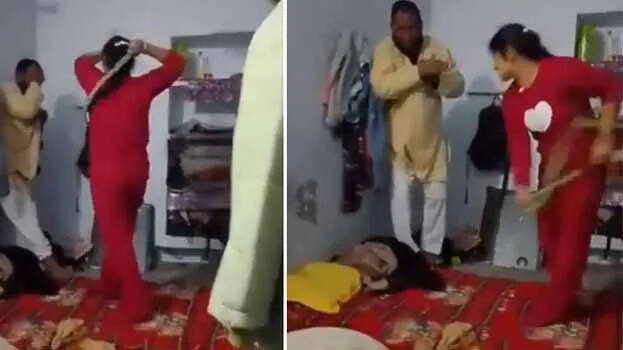 ‘You abused 15-year-old after stuffing cloth in mouth’; woman seen thrashing madrasa teacher