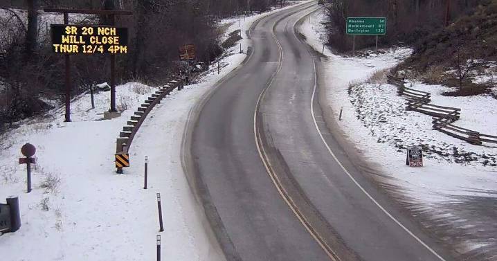 North Cascades Highway to close for winter season