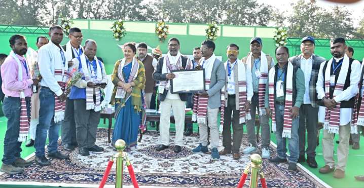 CM Soren welcomed “Tribal Representatives” from various states