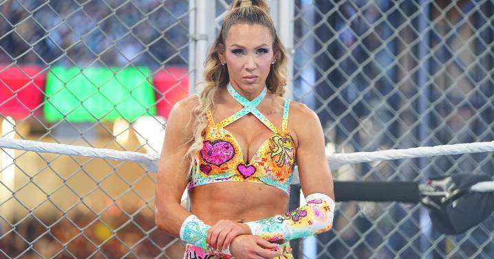 Charlotte Flair Wows Fans in Denim Bra Look