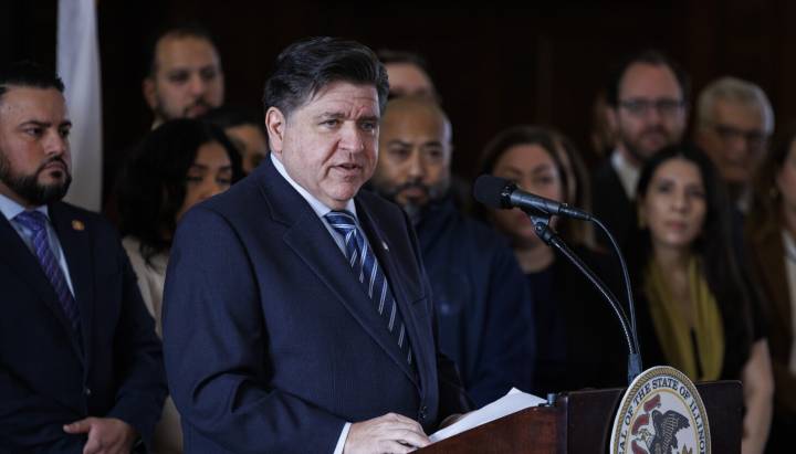 As Indiana Republicans move toward redistricting, Pritzker warns Illinois ‘won’t stand idly by’