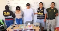 Pareja cae con explosivos, dinero y decenas de stickers extorsivos en Trujillo