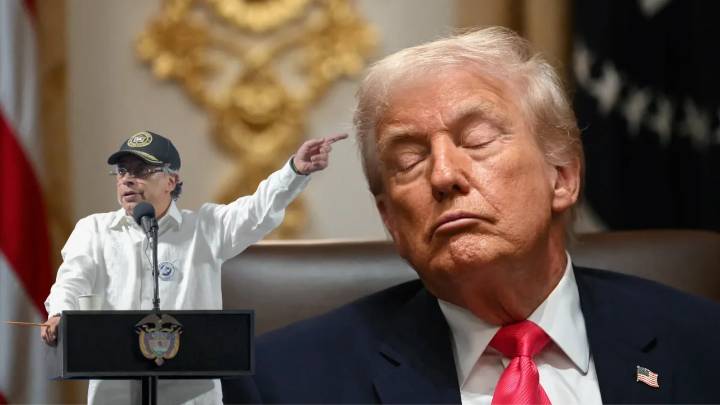 Presidente Petro responde a amenaza de Trump sobre posibles "ataques" a Colombia por producir cocaína