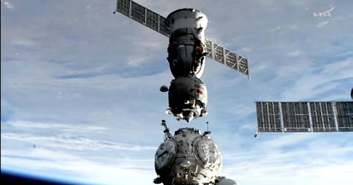 3-man crew undocks from space station, wrapping up 8
