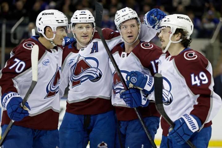 MacKinnon scores twice as the Avalanche beat the Rangers 3-2 in overtime – Hartford Courant