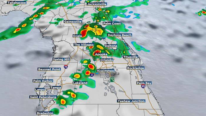 TIMELINE: Rain chances return to Central Florida