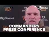 LIVE: Commanders Coach Dan Quinn speaks out after Sunday's 27