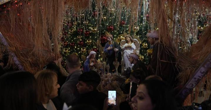Christmas celebrations return to Bethlehem after 2 years of war in nearby Gaza