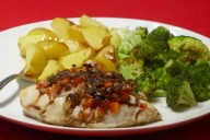 Snapper with vegetables made easy