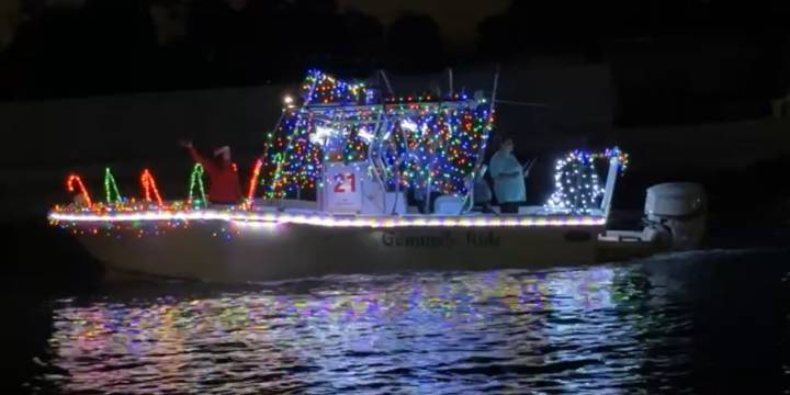 The 37th annual Venice Christmas Boat Parade set sail