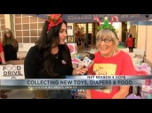 Community member brings holiday cheer to the Season 4 Hope live drive