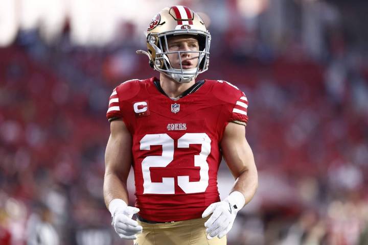 49ers' Christian McCaffrey likely to play through minor back injury vs. Titans: Source