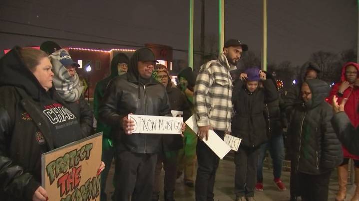 Whitehall community members hold rally calling on Councilmember Gerald Dixon to resign