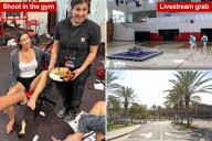 California High school gym rented for adult game show