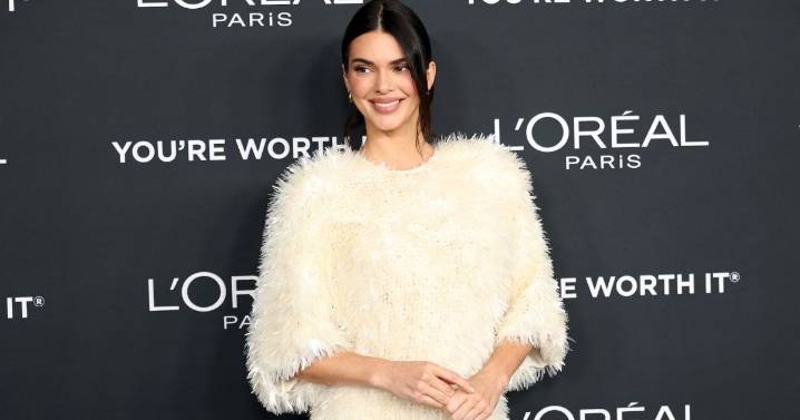 Kendall Jenner’s Leggy Display Turns Her Beaded Gown Look Into a Stunner
