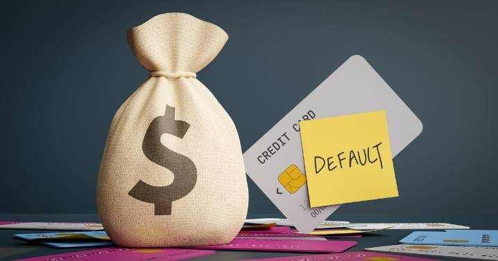 What happens if a retiree stops paying credit card debt?
