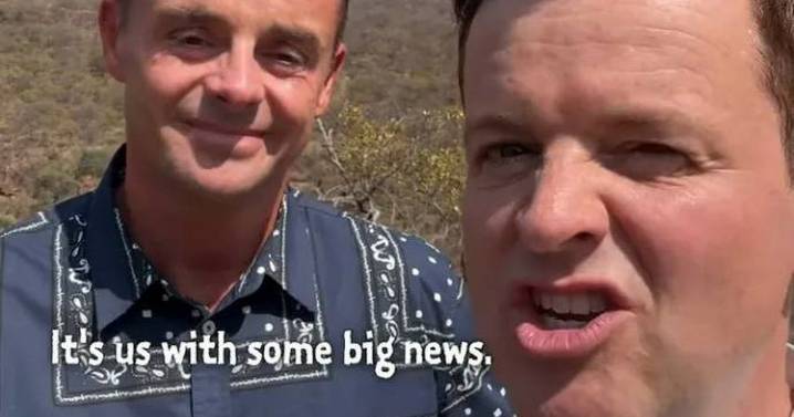 ITV I'm A Celebrity All Stars May return date hinted at by Ant and Dec