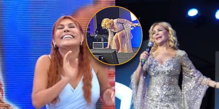 Magaly Medina ridiculiza vestuario de Gisela Valcárcel: “De los 80, qué antigua se veía con ese vestido de brillos”