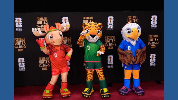 Photos of the FIFA World Cup draw for the 2026 soccer tournament