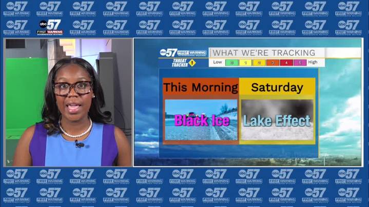 Icy morning commute, Bitter cold Weekend