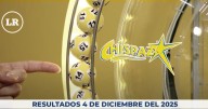 Resultados del Chispazo de hoy 4 de diciembre del 2025. Ve los números ganadores