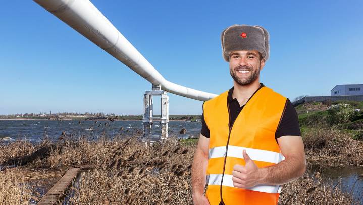 Laid-Off American Construction Workers Dress Up As Russians In Hopes Of Getting Job On New Russian Pipeline