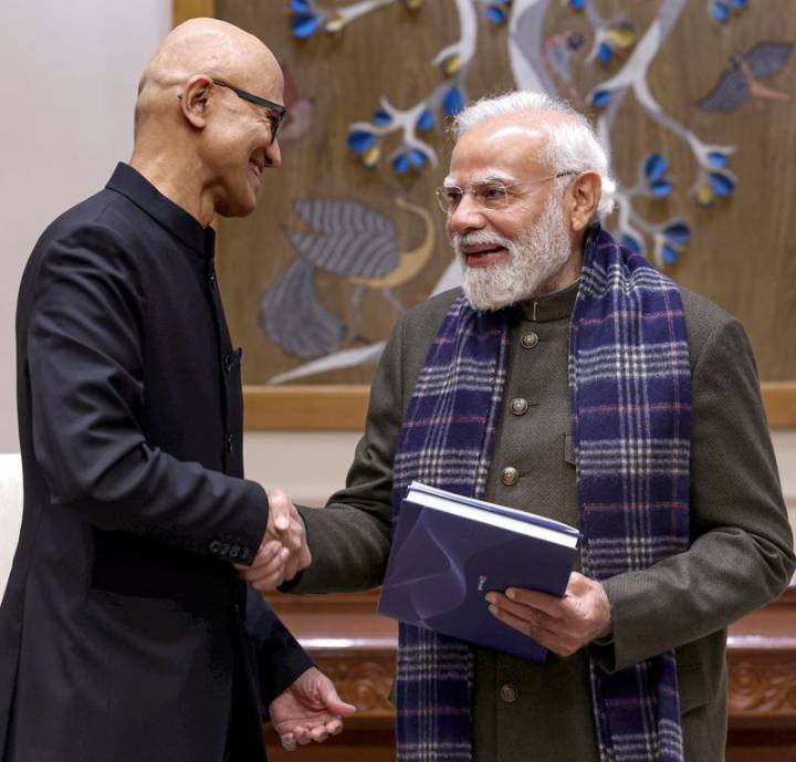 Microsoft chief Satya Nadella meets PM Modi, commits largest