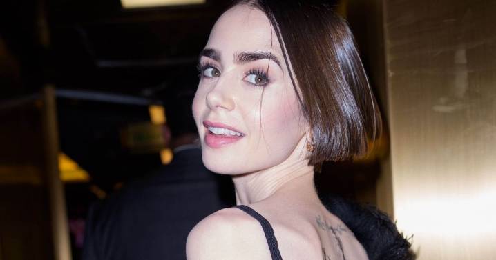 Lily Collins Turns Heads in Strapless Dress