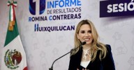 Romina Contreras reporta inversión histórica en obra pública, seguridad, agua y programas sociales