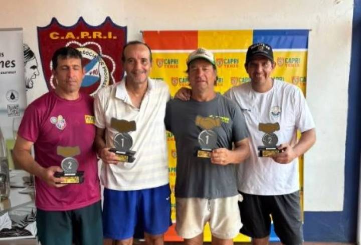 Tenis a pleno: éxito rotundo del Torneo Confraternidad en el Capri y Centro de Cazadores