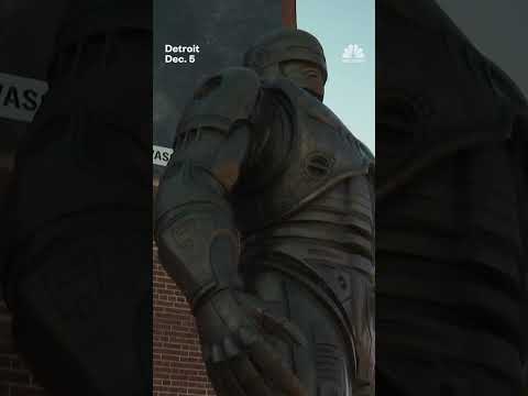 RoboCop stands watch over Detroit