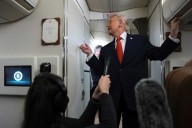 'Oh, hello': Trump caught off guard as bathroom door hits him on Air Force One