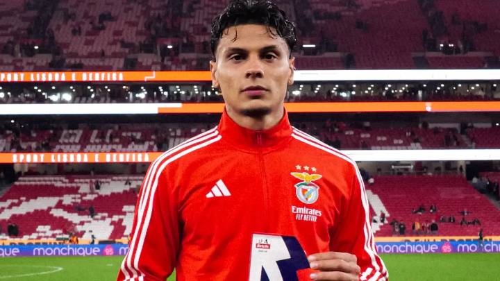 Richard Ríos: "Sé lo duro que he trabajado para alcanzar el nivel que quiero en Benfica"