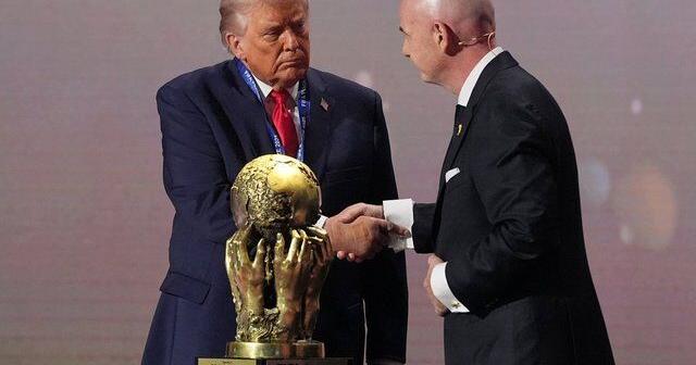 FIFA gives President Donald Trump a peace prize in a departure from its traditional focus on sport