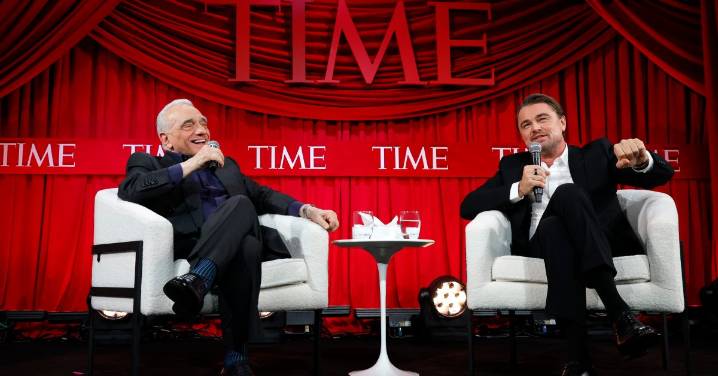 Leonardo DiCaprio Talks Filmmaking With Martin Scorsese