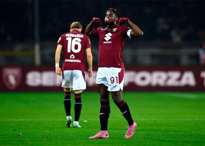 Gol de Duván Zapata en derrota del Torino 3×2 con Milán en la Serie A