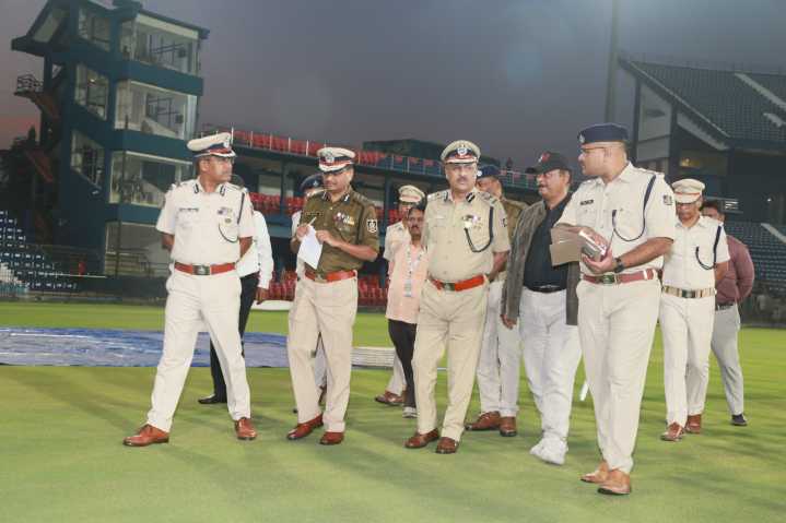 Odisha DGP Reviews Three-Tier Security for India-South Africa T20 Clash at Barabati
