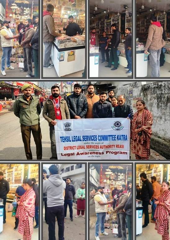 DLSA Reasi conducts anti- child labour drive in Katra market