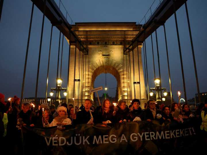 Hungarian protesters demand PM Viktor Orban quits over child abuse scandals