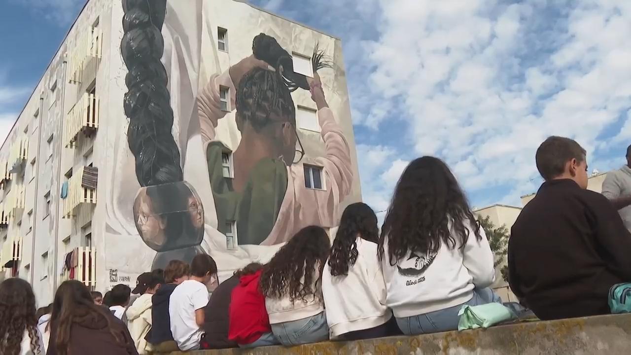Murals at a housing project in Portugal highlight UN goals and build local pride