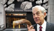 Walls Of IRS Building Come Tumbling Down After Ron Paul Marches Around 7 Times Blowing Trumpets