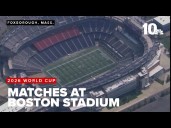 Closer look: 2026 World Cup matchups to be played at Boston Stadium in Foxborough, Massachusetts